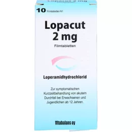 LOPACUT 2 mg de tablettes de film, 10 pc