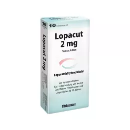 LOPACUT Comprimés pelliculés à 2 mg, 10 pièces