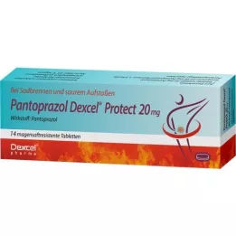 PANTOPRAZOL Dexcel Protect 20 mg gastro-intestinal, 14 pc
