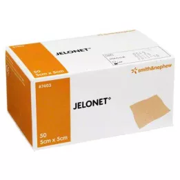 JELONET Gaze de paraffine 5x5cm, sachet pelable stérile, 50 pièces