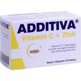 ADDITIVA Capsules de dépôt de vitamine C 300 mg, 60 pc