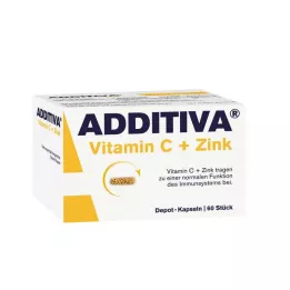 ADDITIVA Capsules de vitamine C Depot 300 mg, 60 pièces