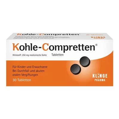 KOHLE Comprimés Compretten, 30 pièces