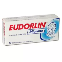 EUDORLIN Comprimés pelliculés contre la migraine, 20 pcs