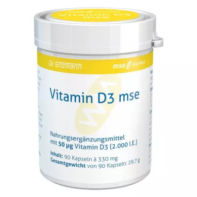 VITAMIN Gélules de D3 MSE , 90 unités