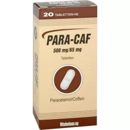 PARA CAF 500 mg / 65 mg comprimés, 20 pc
