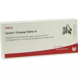 ISCUCIN Ampoules de force D de Crataegi, 10 x 1 ml