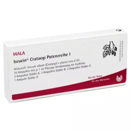 ISCUCIN Ampoules de la série I de puissance de Crataegi, 10X1 ml