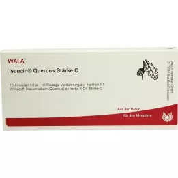 ISCUCIN Ampoules de force C de quercus, 10X1 ml