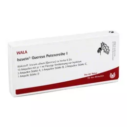 ISCUCIN Ampoules de la série I de puissance de quercus, 10X1 ml
