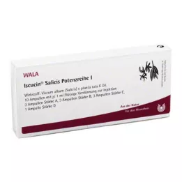 ISCUCIN Ampoules de la série I de puissance de Salicis, 10X1 ml