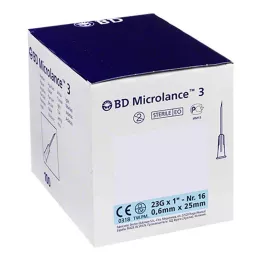 BD MICROLANCE Canule 23 G 1 0,6x25 mm, 100 pièces