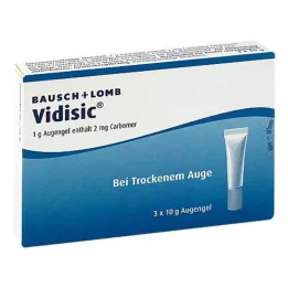 VIDISIC Gel pour les yeux, 3X10 g