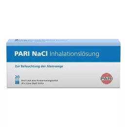PARI Ampoules de solution pour inhalation de NaCl, 20X2,5 ml