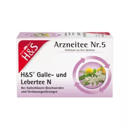 Thé à la bile et au foie H&S, sachets filtrants, 20 x 2,0 g