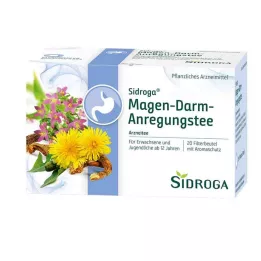 SIDROGA Sachets filtrants de thé stimulant gastro-intestinal, 20 x 2,0 g