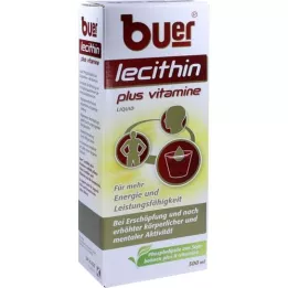 BUER LECITHIN Plus de vitamines liquide, 500 ml