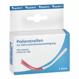 POLIERSTREIFEN pour le nettoyage interdentaire, 5 pièces