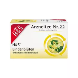 Sachets filtres à thé H&S Linden Blossom, 20 x 1,8 g