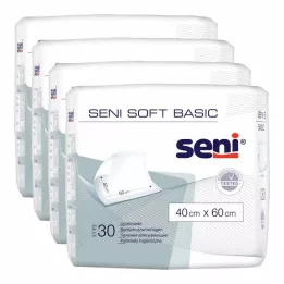 SENI Protection de lit Soft Basic 40x60 cm, 4X30 pc