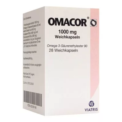 OMACOR Capsules molles de 1 000 mg, 28 unités OMACOR Capsules molles de 1 000 mg, 28 unités