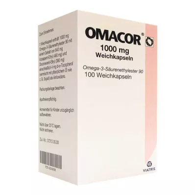 OMACOR Capsules molles de 1 000 mg, 100 pièces OMACOR Capsules molles de 1 000 mg, 100 pièces