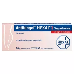 ANTIFUNGOL HEXAL 3 Crème vaginale, 20 g