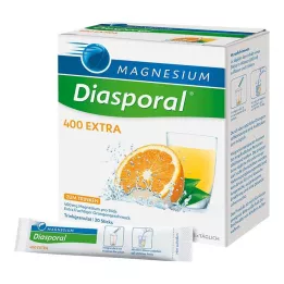 MAGNESIUM DIASPORAL 400 granulés à boire supplémentaires, 20 pièces