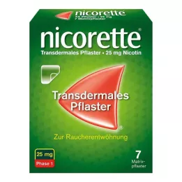 NICORETTE TX Timbre 25 mg, 7 pièces