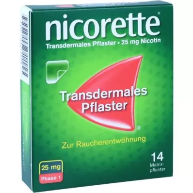 NICORETTE TX Pflast 25 mg, 14 pc
