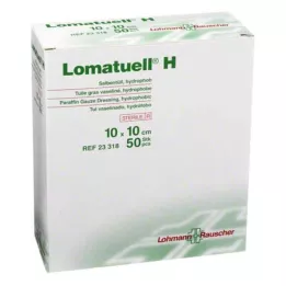 LOMATUELL Tulle à pommade H 10x10 cm stérile, 50 pcs
