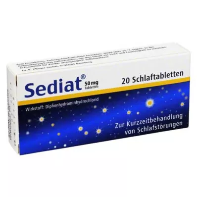 SEDIAT Comprimés, 20 pièces SEDIAT Comprimés, 20 pièces