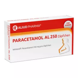 PARACETAMOL AL 250 suppositoires pour nourrissons, 10 pièces
