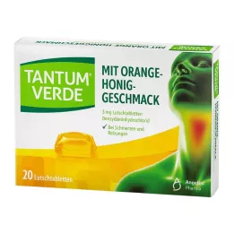 TANTUM VERDE Pastilles à 3 mg au goût orange-miel, 20 pcs