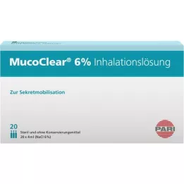 MUCOCLEAR Solution dinhalation NaCl à 6%, 20x4 ml