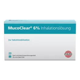MUCOCLEAR Solution pour inhalation de NaCl à 6 %, 20 x 4 ml