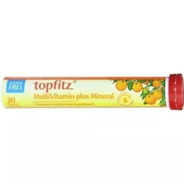TOPFITZ Multivitamin + comprimés effervescents minéraux, 20 pc