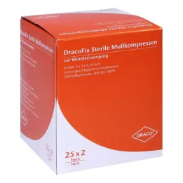 Compresses Dracofix Peel, 25x2 pièces