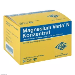 MAGNESIUM VERLA Poudre concentrée de N pour administration orale, 50 pcs