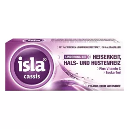 ISLA CASSIS Pastilles, 30 unités