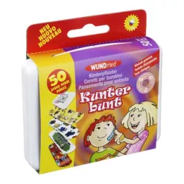 KINDERPFLASTER Coloré, 50 pièces