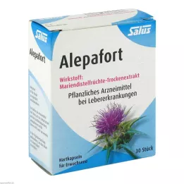 ALEPAFORT Gélules dures de chardon-marie, 30 pièces