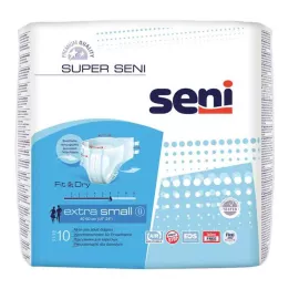SUPER SENI Culottes dincontinence taille XS, 10 pièces