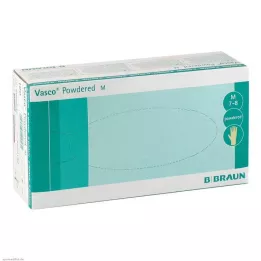 VASCO Gants dexamen poudrés de taille moyenne, 100 pièces