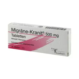 MIGRÄNE KRANIT Comprimés de 500 mg, 10 pièces