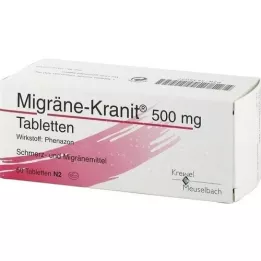 MIGRÄNE KRANIT 500 mg comprimés, 50 pc