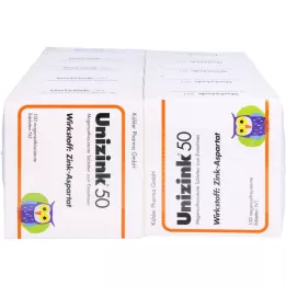 UNIZINK 50 comprimés gastro-résistants, 10X100 pcs