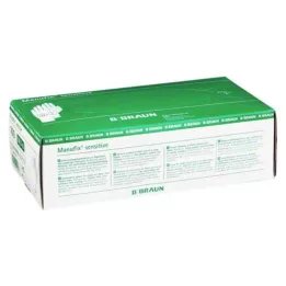 MANUFIX Gants de test sensibles de taille moyenne, 100 pièces