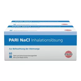 PARI Ampoules de solution pour inhalation de NaCl, 120X2,5 ml