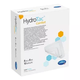 HYDROTAC Association de mousse de confort 8x8 cm stérile, 10 pc
